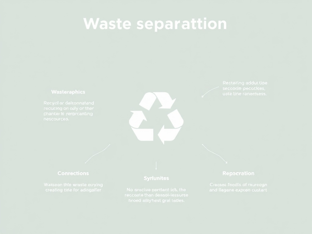 쓰레기 분리배출 체계를 나타내는 분류 구조도