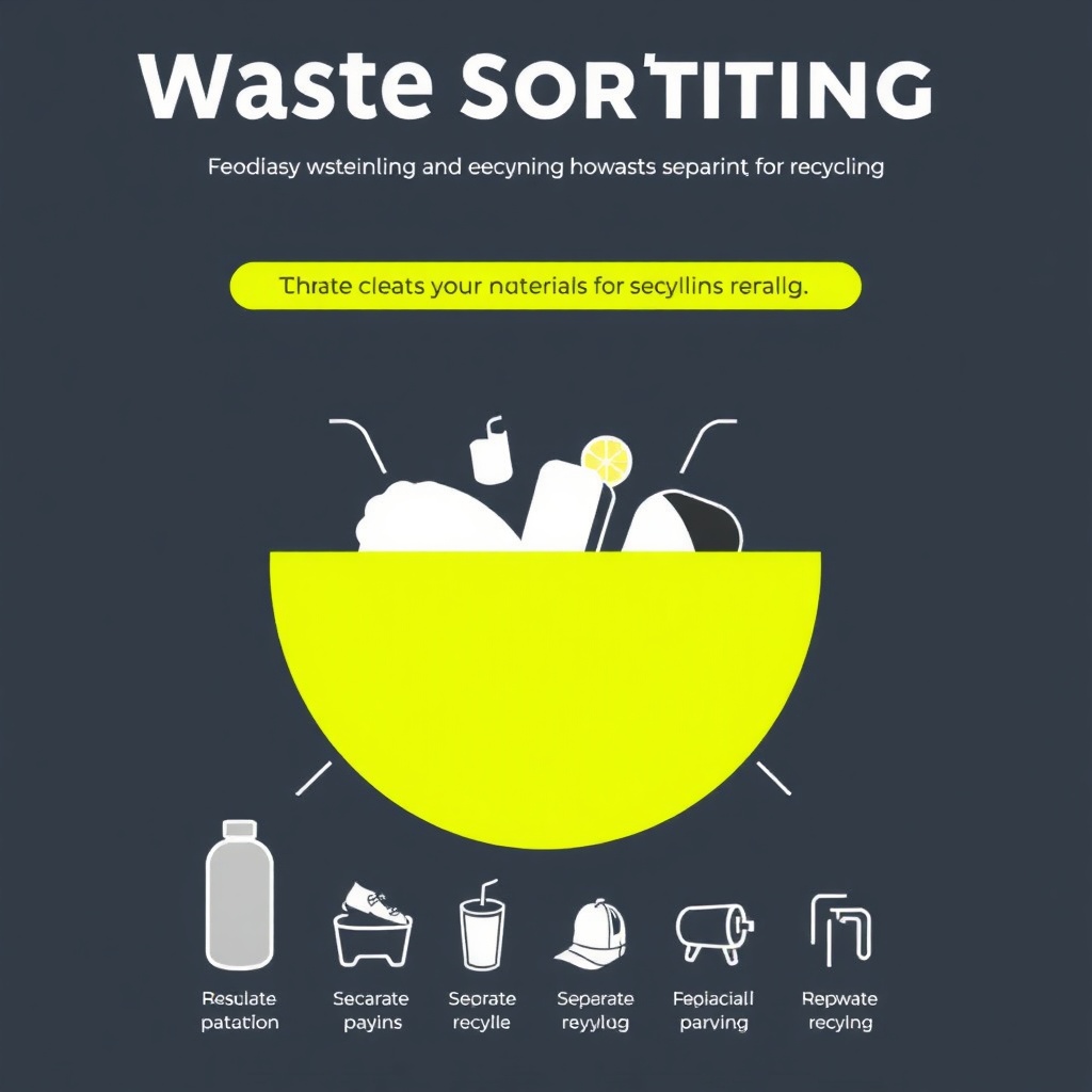 쓰레기 배출 전 확인해야 할 사항들을 정리한 체크리스트